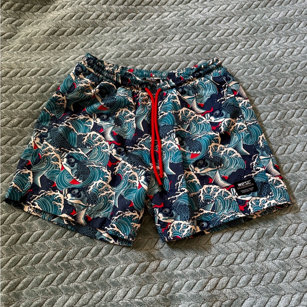 WESC Zack Swim Trunk Koi AOP